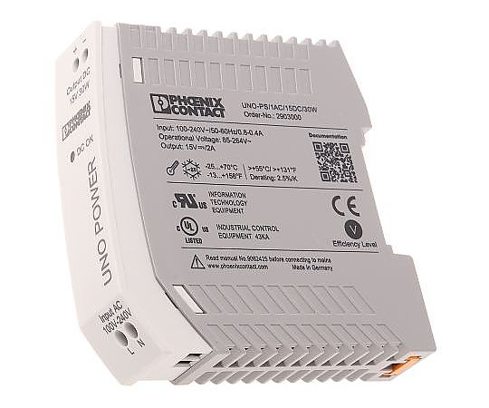 スイッチング電源　UNO　POWER　出力　2A　定格　30W　15V　dc/