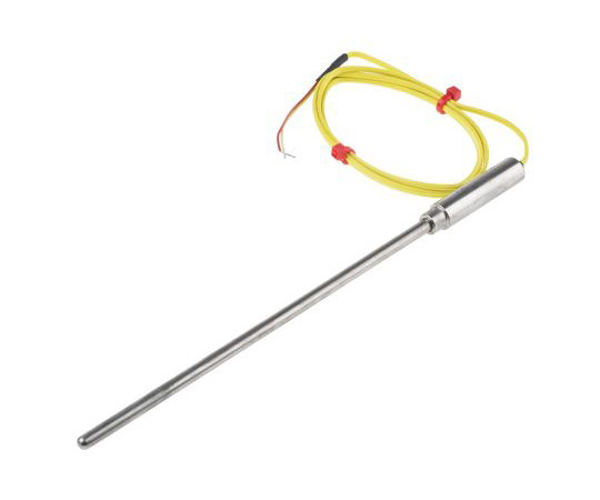 熱電対センサ　Kタイプ　ケーブルタイプ　-100°C　→　1100°C　150mm　ANSI