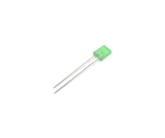 可視光LED 緑 568 nm 長方形 （7x5x2.8mm）1袋（100個入）　L-103GDT