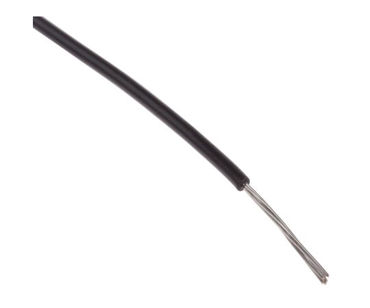 フックアップワイヤー / 計装ケーブル 黒 導体材質 スズめっき銅線 100m 26 AWG 877-5288