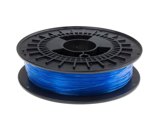 3Dプリンタ用フィラメント　半透明青　1.75mm　PET-G