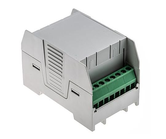 DINレールモジュールボックス　EH　45　FLAT　ABS樹脂　75.4ｘ45ｘ53.5mm