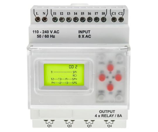 63-5179-85 小型PLC ディスプレイ付き 917-6361 【AXEL】 アズワン