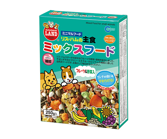 リス・ハムの主食ミックスフード　250g