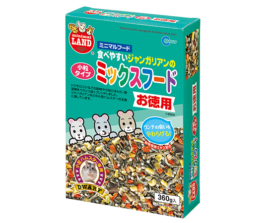 ジャンガリアンのミックスフード　お徳用　360g