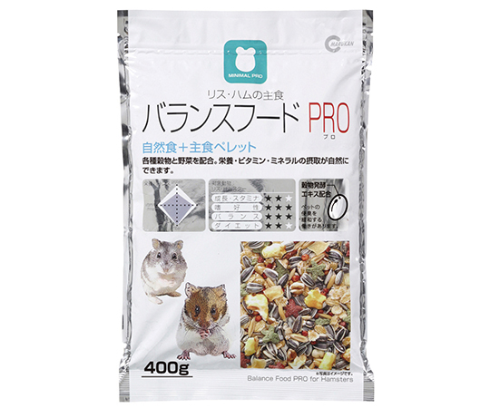リス・ハムの主食　バランスフードPRO　400g