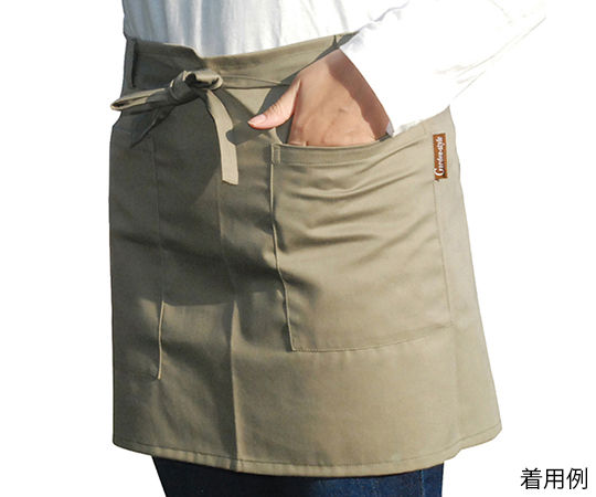 セフティ-3　ガーデンエプロン　ショート　カーキ