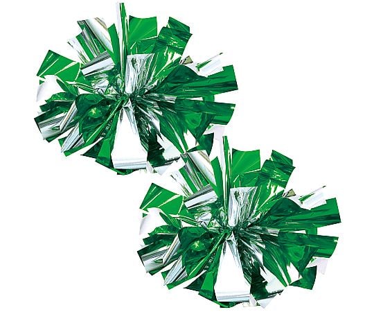 ハンドフリーチアポンポン　グリーンシルバー