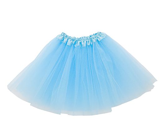 フリフリスカート　青