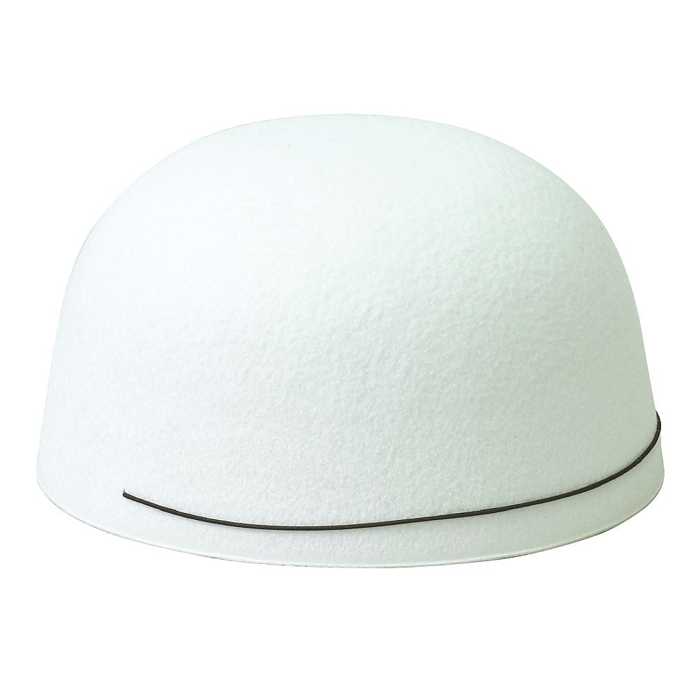 フェルト帽子　白
