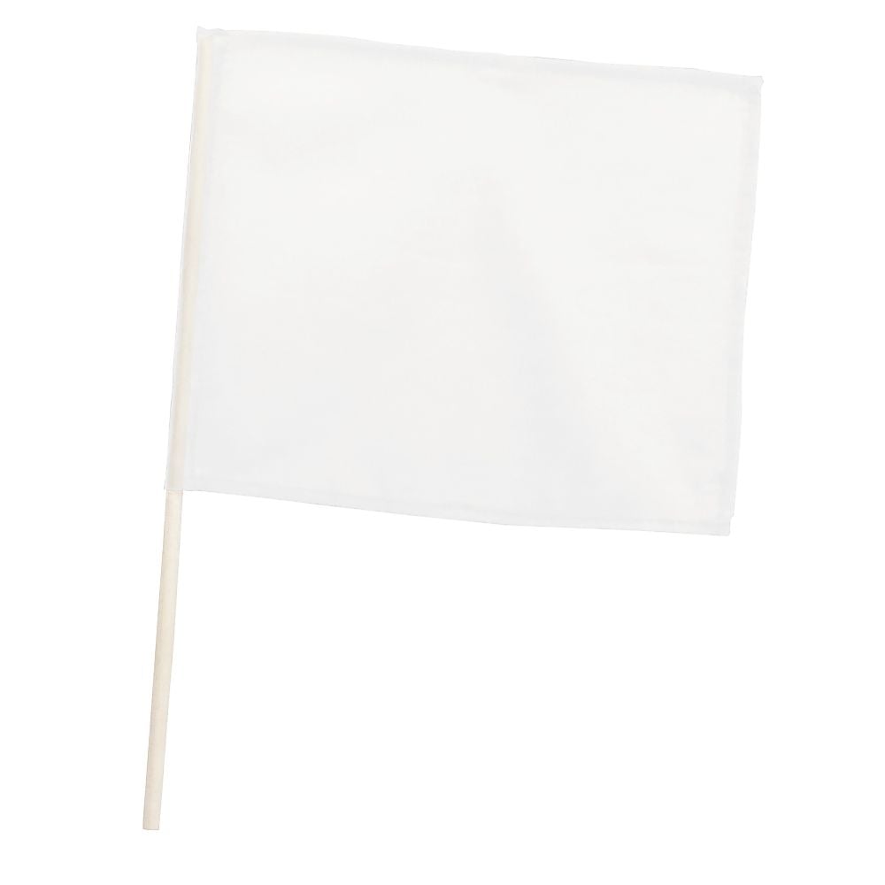 カラフルミニフラッグ　白