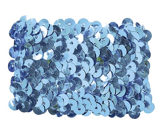 メタリックリストバンド ブルー 1パック（2個入）