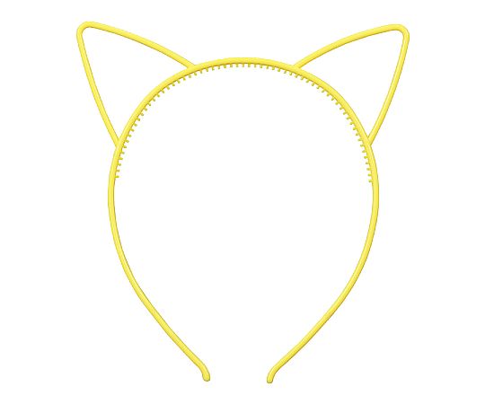 耳付きカチューシャ　イエロー