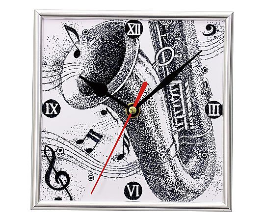 点描フレーム時計