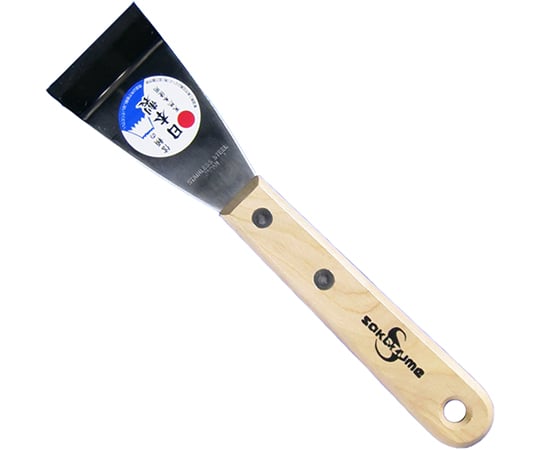 長木柄　Y型皮スキ　R付き