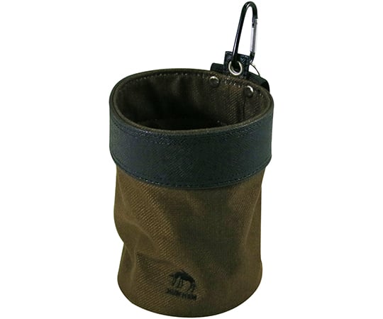 ウエストバッグ　丸型　ブラウン