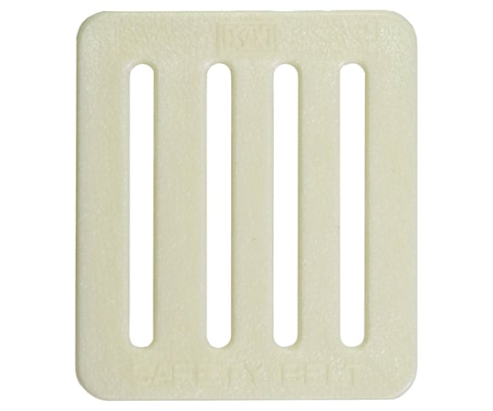 ABS樹脂製 4穴タイプ 50mm幅用D環止め ホワイト