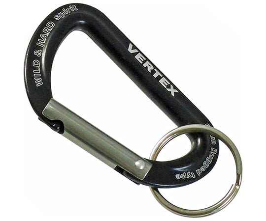 カラビナ　ラッジド　黒＆チタン