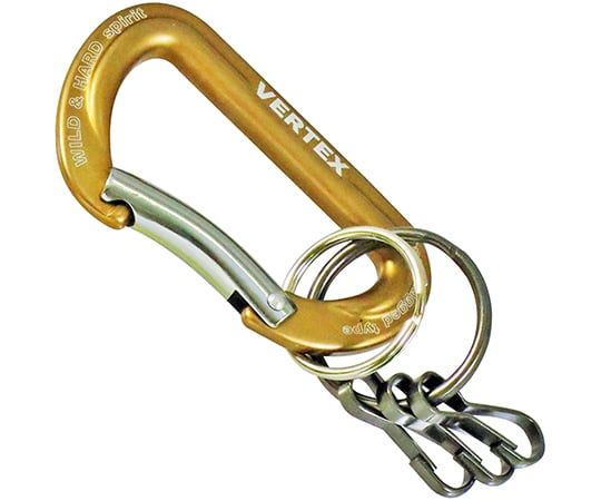 カラビナ＆キーホルダー　金＆チタン