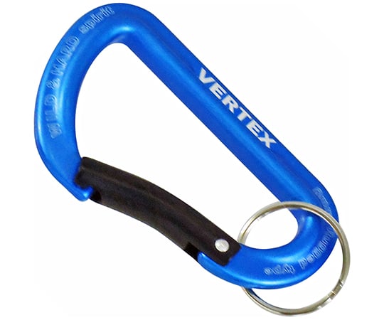 カラビナ　ラッジド　青＆黒