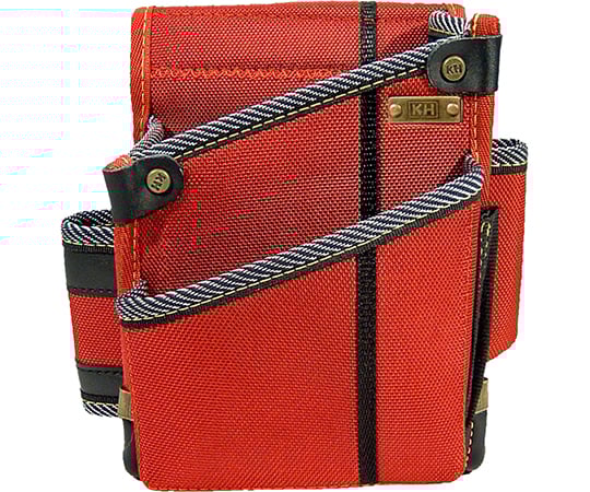 進化　ウエストバッグ　大　緋色