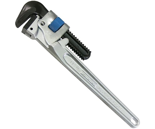 被覆管用ブルーアルミパイプレンチ　（J型）　白管兼用型
