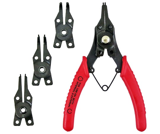 スナップリングプライヤー　爪3種付