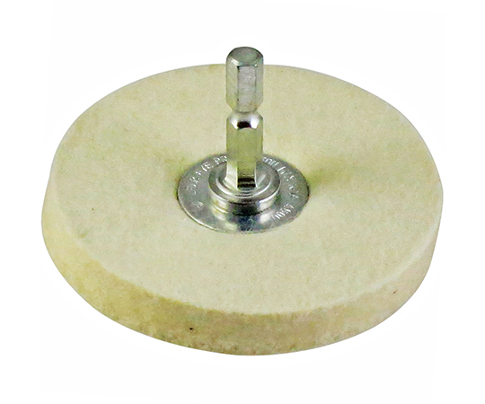 インパクト用　軸付フェルトホイール　6.35mm軸