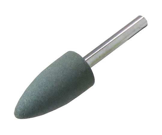 軸付砥石　GC（緑）　砲弾型　6mm軸