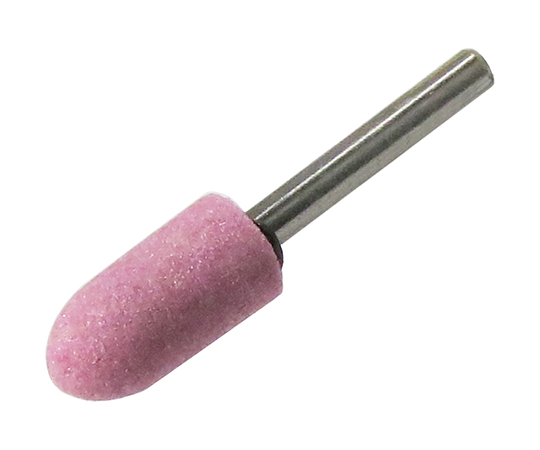 軸付砥石　PA（ピンク）　砲弾型　6mm軸