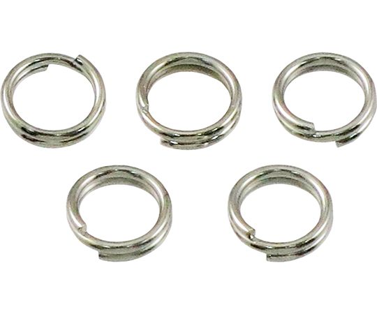 ステンレス　二重リング　5個入