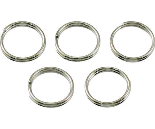 ステンレス　二重リング　5個入