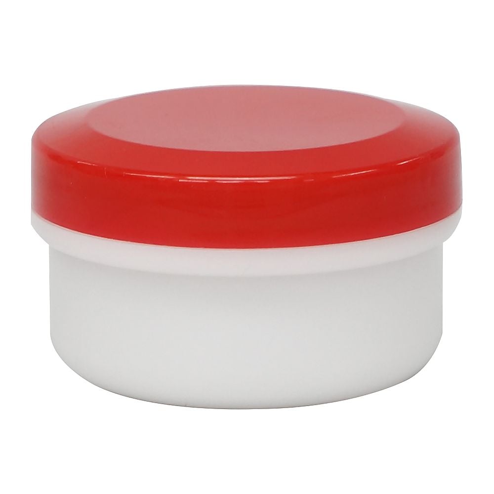 アルファ軟膏壷（軟膏容器・増量タイプ）60mL　赤　80個