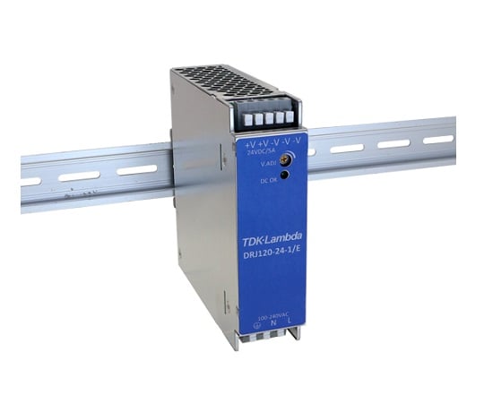 DINレール取付専用ユニット型ACDC電源　120W　ヨーロッパ端子