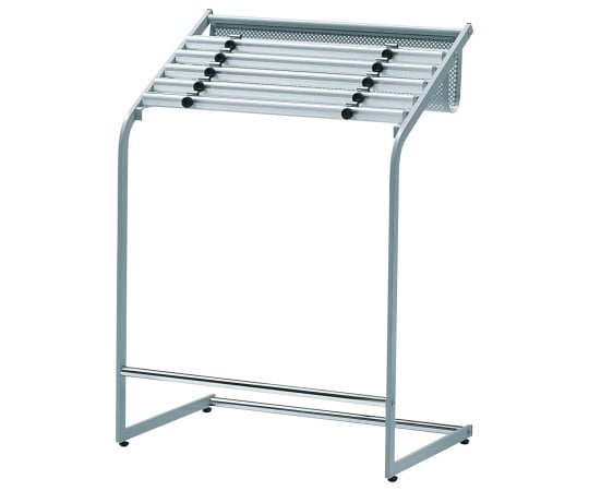 新聞架　シルバー