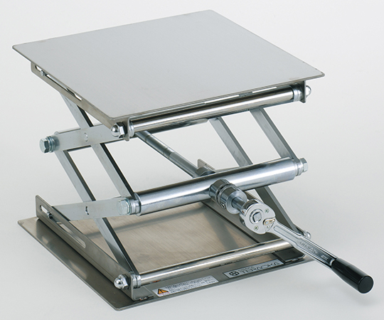 中・大型ラボジャッキ　回転グリップ付ラチェットハンドル式　ステンレスタイプ