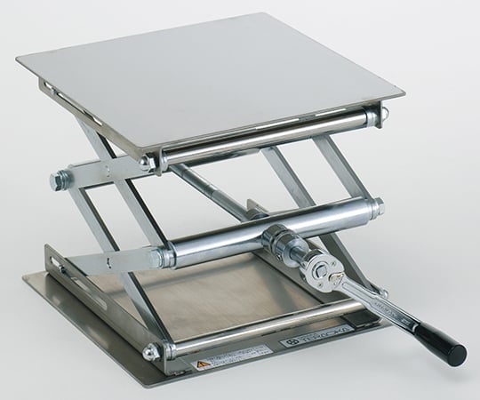 中・大型ラボジャッキ　回転グリップ付ラチェットハンドル式　ステンレスタイプ