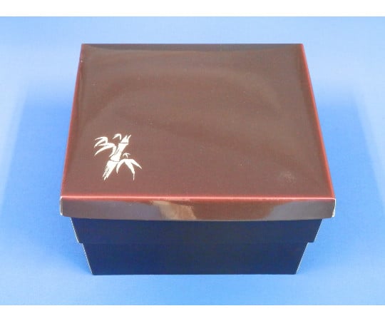 紙ボックス 二段弁当 睦月／はなふさセット こと弁（竹）1箱（25枚×4袋入） 55-55