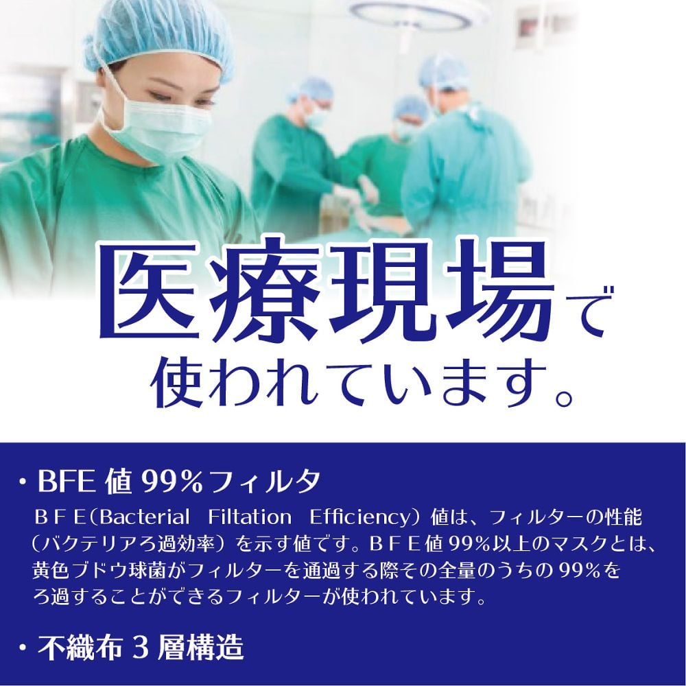 63-5577-05 サージマスクL2 ホワイト 1ケース（50枚×10箱入） 076261