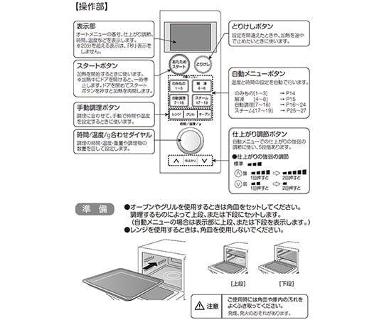 取扱を終了した商品です］スチームオーブンレンジ 25L フラットタイプ ブラック YRK-F251SV(B) 63-5582-57 【AXEL】  アズワン