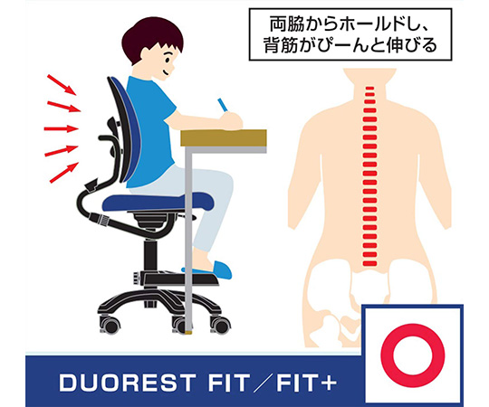 DUOREST FIT+ 背もたれ可動 ジャストフィット DR-289BY-