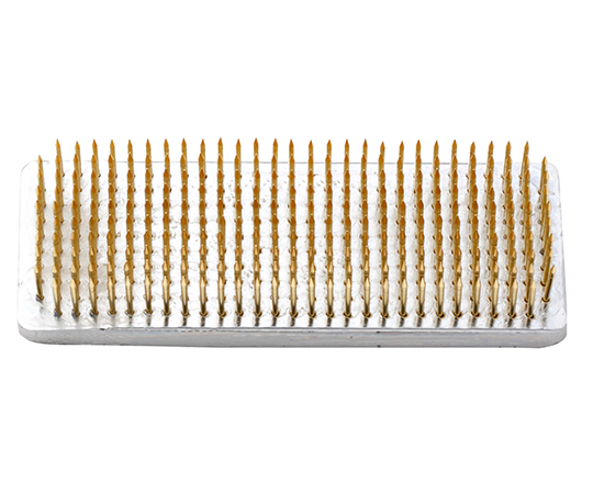 変り型剣山　真鍮針　短冊大