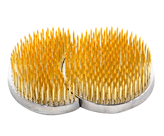 日月剣山　真鍮針　セーフティ鎖付　小