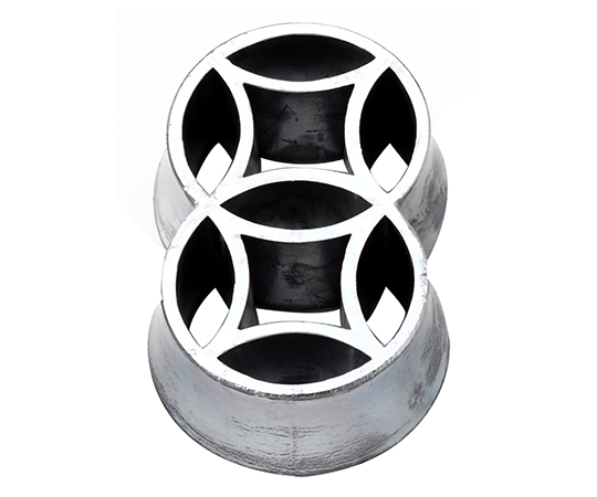 七宝　富士型　剣山付　真鍮針　二つ輪