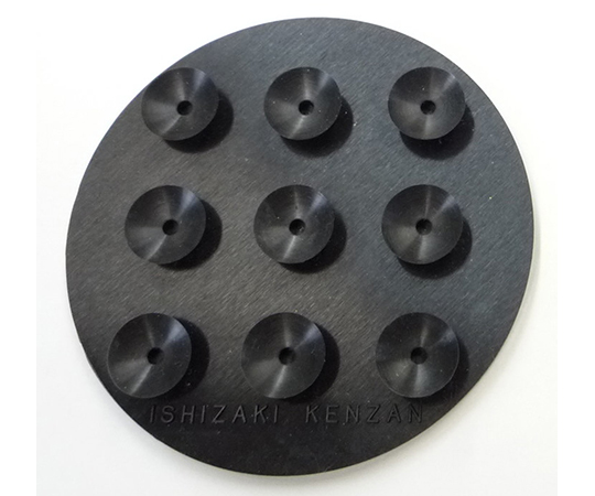 樹脂剣山　吸盤　黒　丸