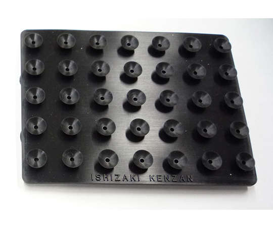 樹脂剣山　吸盤　黒　角