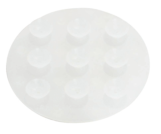 樹脂剣山　吸盤　クリア　丸