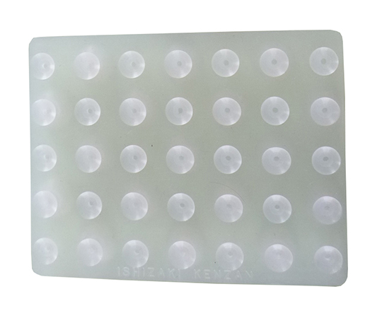 樹脂剣山　吸盤　クリア　角