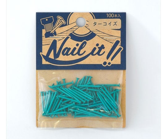 NAILIT釘#17×19　100本袋入　ターコイズ