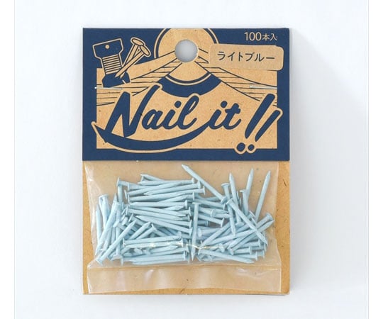 NAILIT釘#17×19　100本袋入　ライトブルー